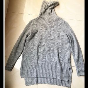 NWT gray turtleneck sweater